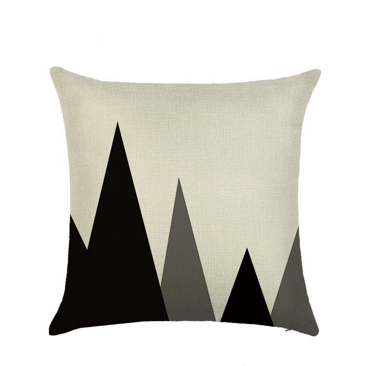 Geometric Pillow Cover, Abstract Line, Home Living Room, Sofa Cushion Cover, Bedroom Bedside Pillow Cover