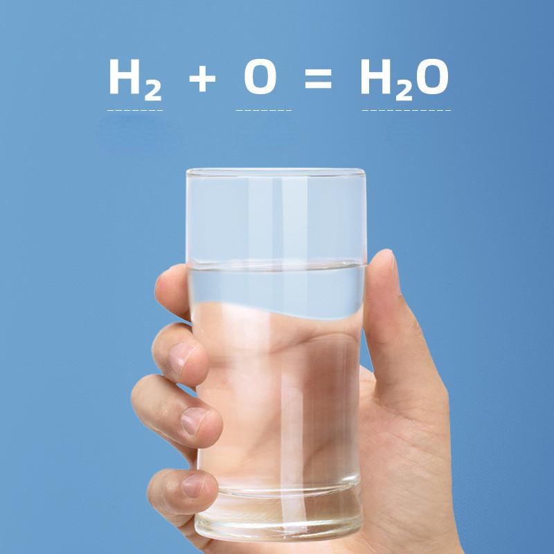 450ml Portable Hydrogen Rich Water Cup Intelligent Glass Hydrogen Absorber Cup Rechargeable Pure H2 Hydrogens-rich Water Bottle