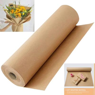 10M Kraftpapier Ideal für Blumen und Geschenkverpackungen Verpacken Basteln Geschenkpapier Abbaubares Puffer Umweltpapier