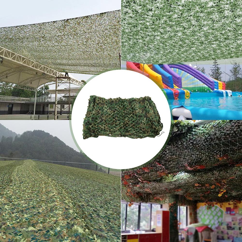 Outdoor Camping Shooting Camouflage Net Jungle Hunting Hiking Sunscreen Sun Shade Net2 X 4m