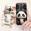 For Honor X9b Case Magic6 Lite ALI-NX3 Cute Panda Cartoon Cover Shockproof Phone Case For Honor Magic 6 Lite HonorX9b Soft Shell