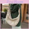 Minimalist Cow Horn Bag For Women With Nylon Material And Zipper Closure For Daily Use