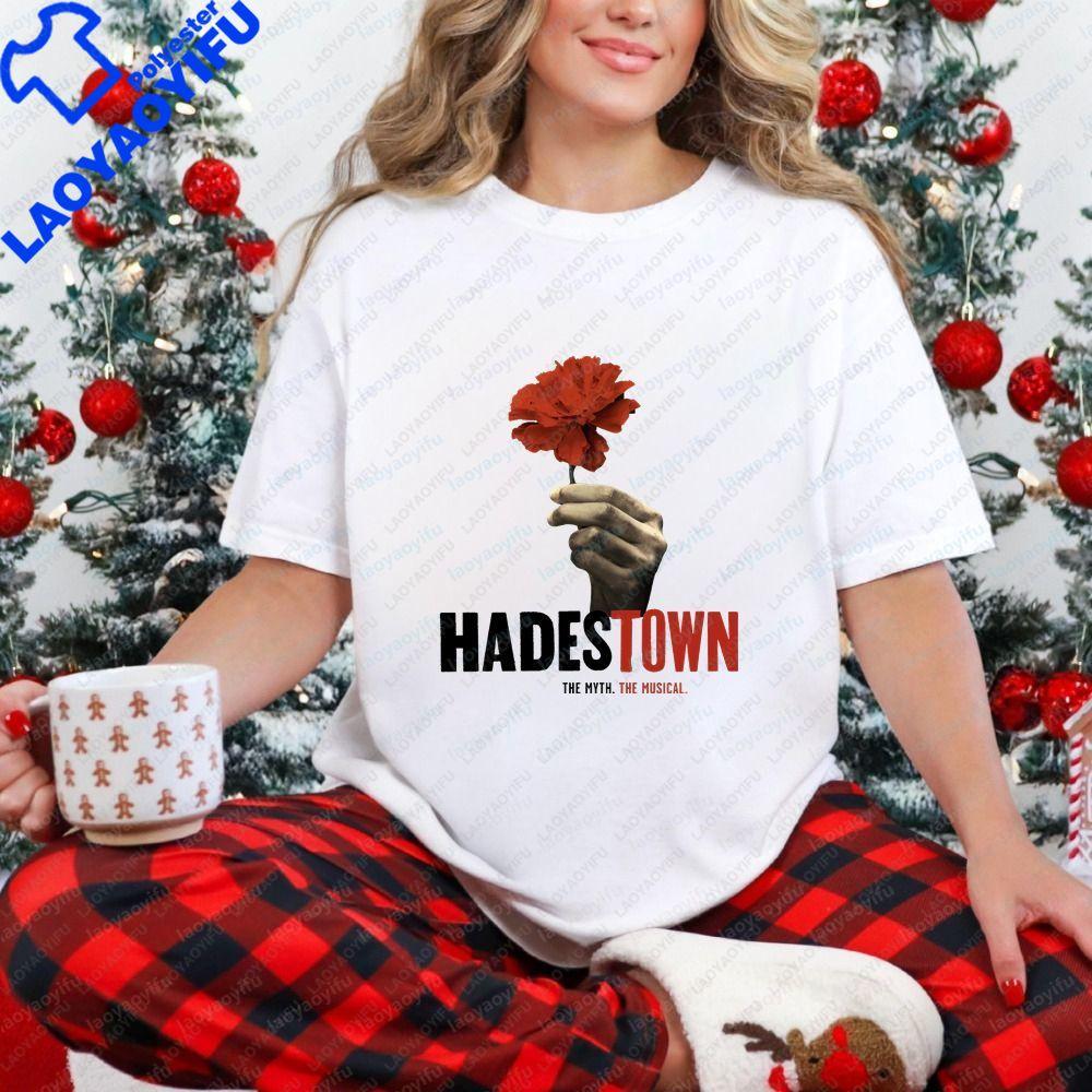 Hadestown The Musical New Style Casual Trendy Versatile Unisexs and WoUnisexs Roundneck Tshirt Suitable for All Occasions