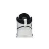 Air Jordan 1 Mid PreSchool 'Tuxedo' (Unisex) White / Black-White Kids' Basketball Shoes 640734 113