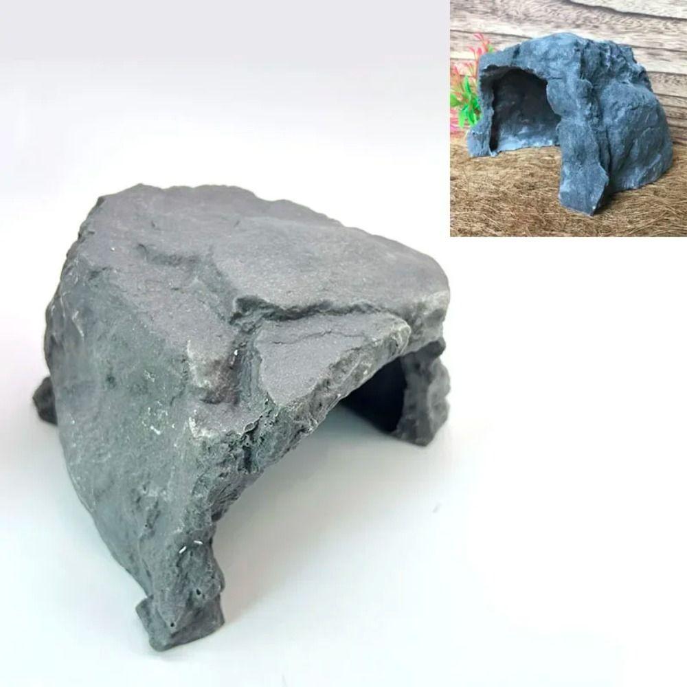 Realistic Reptile Hideout Hiding Cave Artificial Pet Hide Rest  Shelter Craft Turtle Lair  Spiders