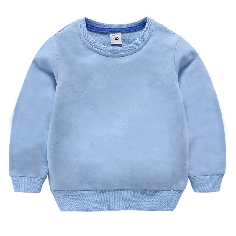 Nuova Felpa con Cappuccio per Bambini 2026: Top per Bambini in Stile Coreano per Maschi e Femmine, Colore Unito, Girocollo, Manica Lunga, Moda Primaverile.