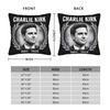 Pillow Cover Charlie Kirk  Cute Funny Pillow Case For Office Car Home Decor Pillowcases
