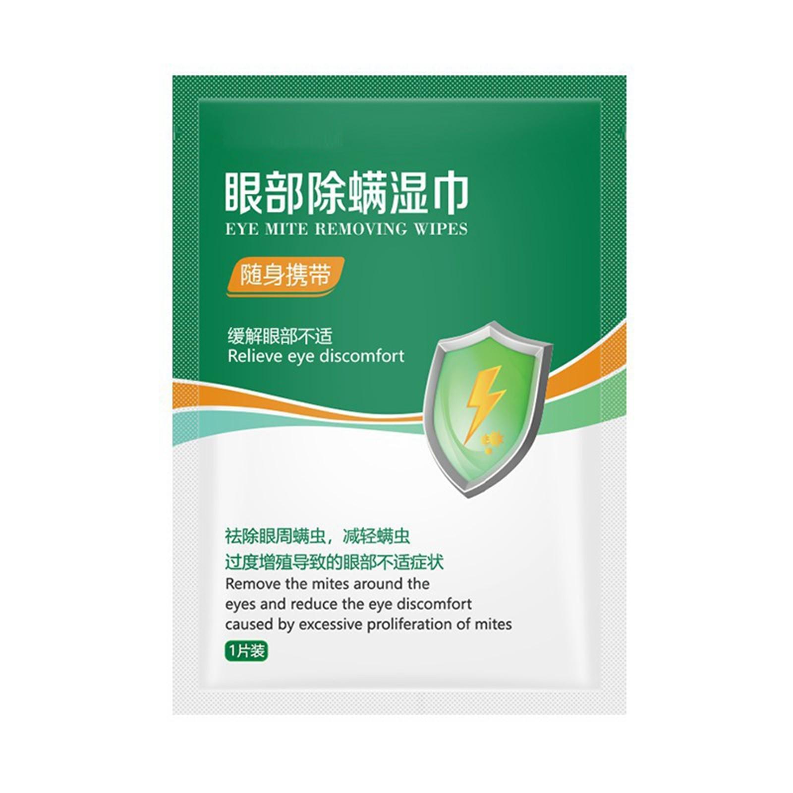 

Салфетки для очистки век, салфетки для удаления клещей с глаз, увлажняющие, увлажняющие, для снятия зуда и сухости глаз, для ежедневного использования, 2 мл One Size