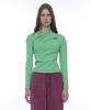 PARTIMENTO WOMEN Pwc Twist Long Sleeve Tee_Neon Green