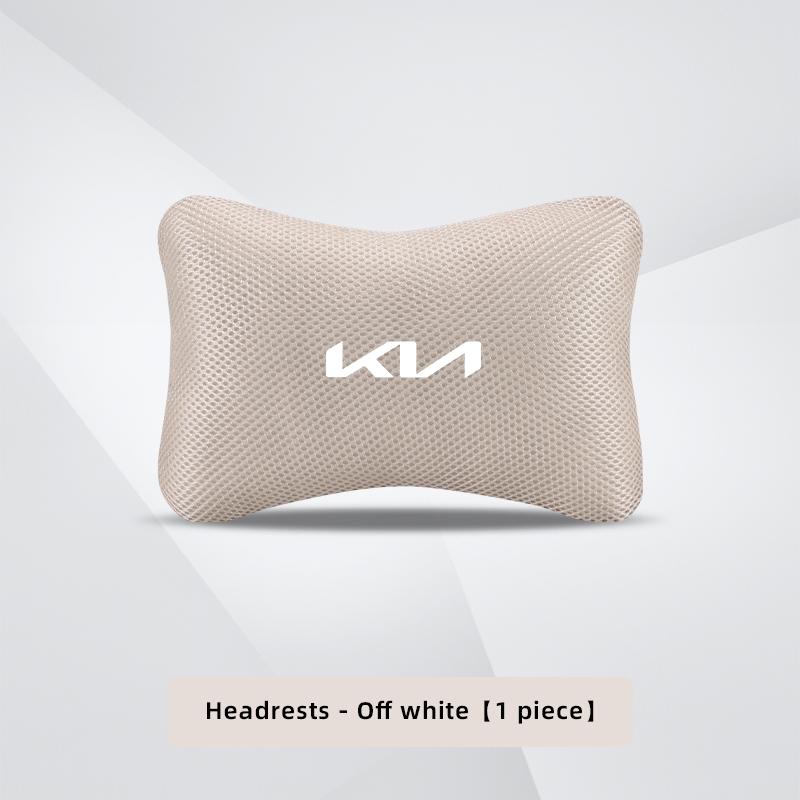 Soie glacée Oreiller de soutien lombaire pour appui-tête de voiture Coussin souple pour KIA K5 K9 RIO Sorento Ceed EV6 Sportage Carnival Stinger Forte Niro