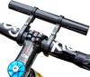 GORIX Bicycle Handlebar Extender Lightweight Carbon Tube Long 19cm Long Type Carbon Fiber Holder Mount Extension Mount Road Cycle Light/Smartphone