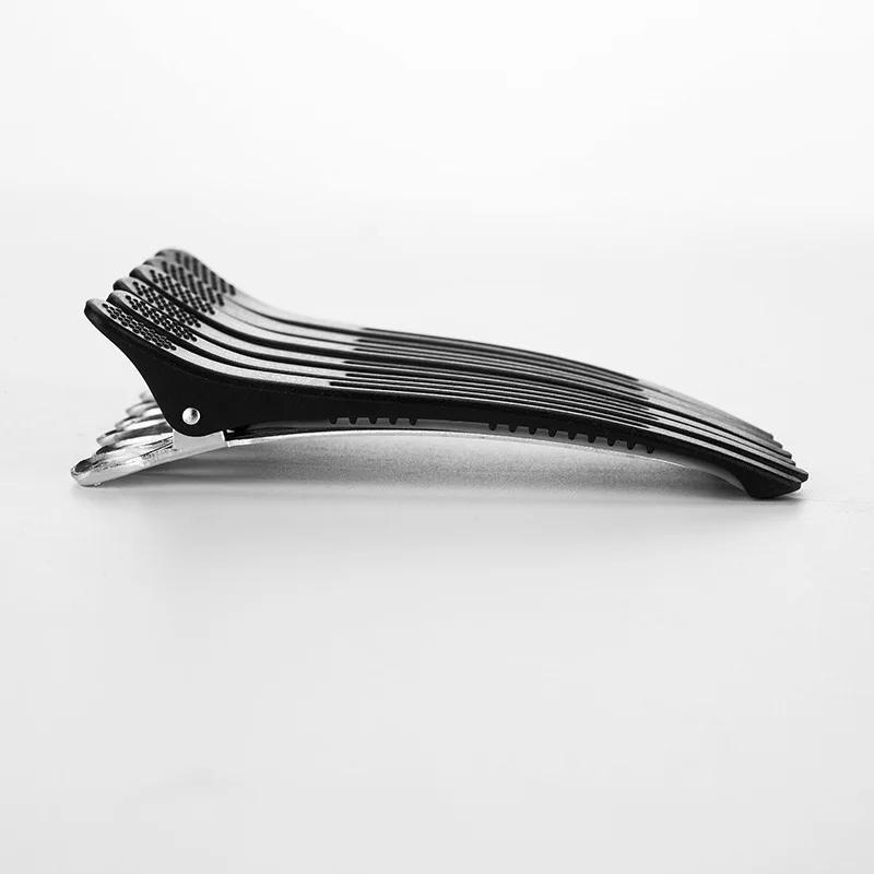 6pcs Alligator Hair Clips Salon Hairdressing Clamps Clips Rubber Hair Sectioning Clip Crocodile Hairpin Hair Styling Accessories