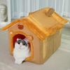 Four Seasons Universal Cat and Dog Nest House Popular Removable Washable Suitable for Small Dogs Like Teddy Pet Bedding Supplies