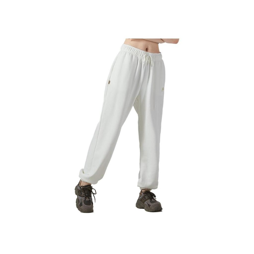 Nike Solid Color Drawstring Knit Joggers Women Bottoms White FV3978-133
