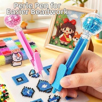 2.6mm Tip Fuse Bead Pen Automatic Perler Bead Dispenser Professional Bead Placement Pen  Kids Toys
