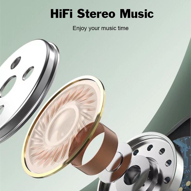 TWS Drahtlose Ohrhörer mit geringer Latenz HiFi Stereo Musik Headset Wasserdichter Kopfhörer mit Mikrofon Geräuschunterdrückung Bass