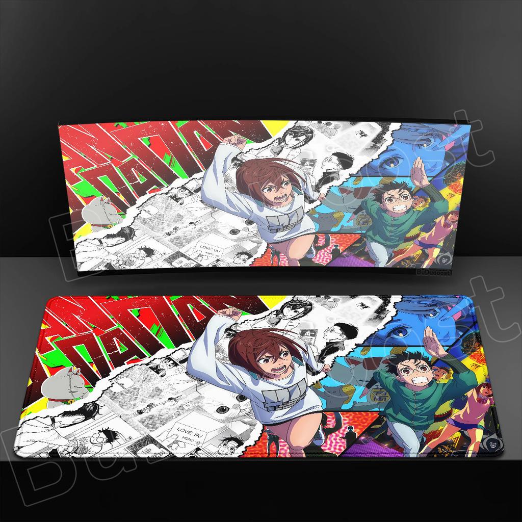 Ayase Momo Takakura Ken Seiko Manga Mouse Pad PC Gaming Accessories 400x900mm Non-slip Laptop Keyboard Mat Anime Dandadan Carpet