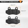 Pastilhas de Freio a Disco Universais para Motocicleta Dianteira Traseira Para Fa086 Peugeot Speedfight Hyosung Gt 125 250 650 Kymco Honda