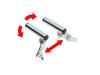 Hurricane HU1019C Clamp Bar, Outer Diameter 0.9 Inches (22.2 Mm), Effective Clamp Length 2.7 Inches (68 Mm), Chrome Plating, Universal