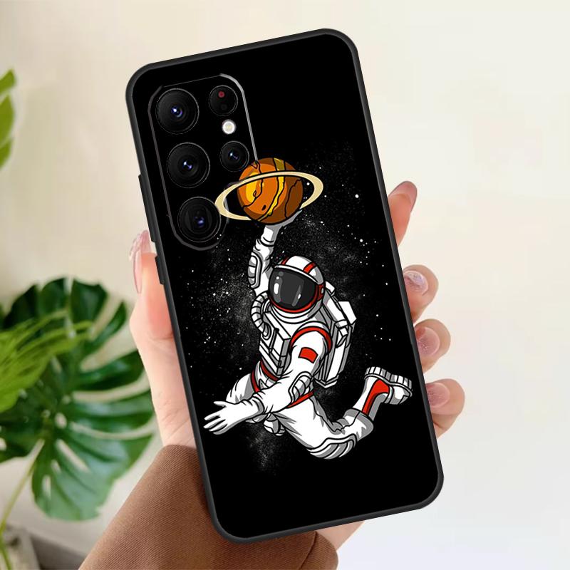 Astronaut Baseball Basketball Weiche Hülle Für Samsung Galaxy S21 S22 S23 S24 S25 Ultra S9 S10 Plus S20 FE S24 FE Handyhülle