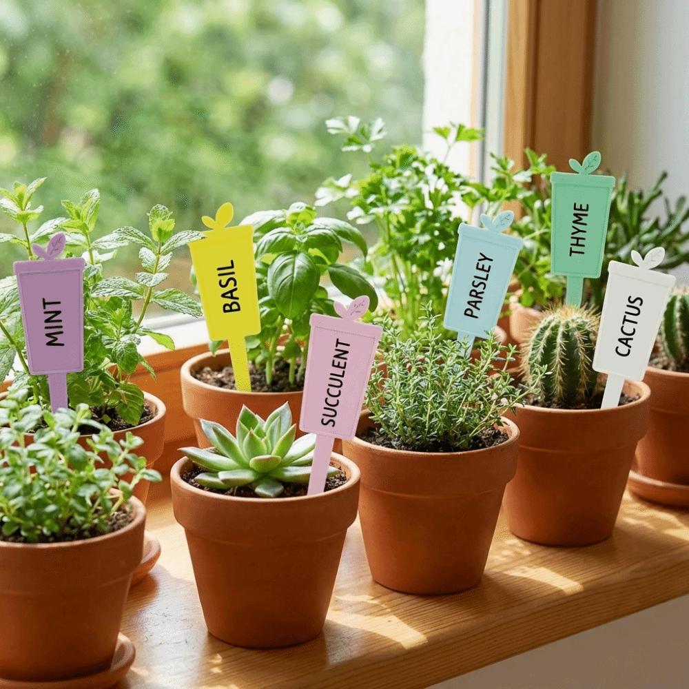 10/12PCS Sunproof Plant Label Tag Waterproof Stake Tags Plug in Card Markers Label  Gardening