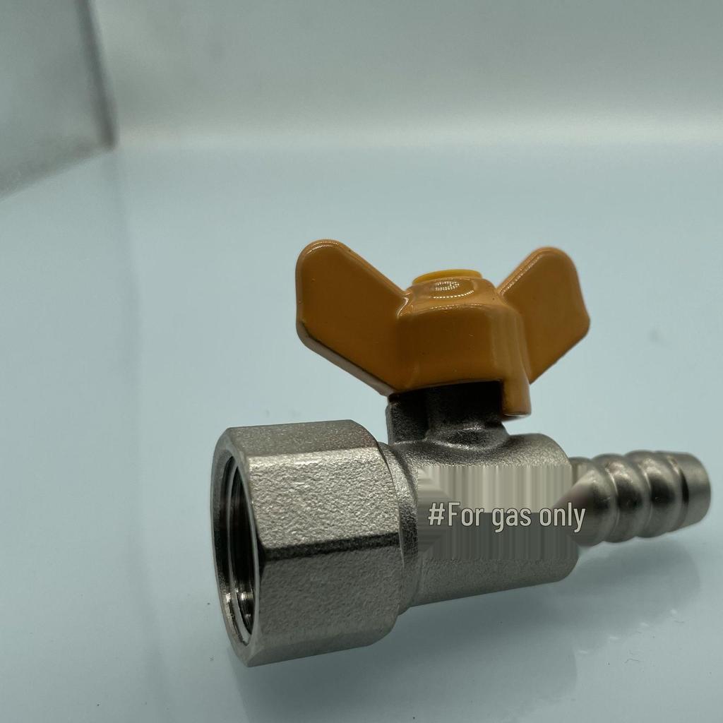 Gas-Kugelhahn aus reinem Kupfer mit Flügelgriff und verdicktem Wasserhahn für Wasserauslass und Sprinkler.