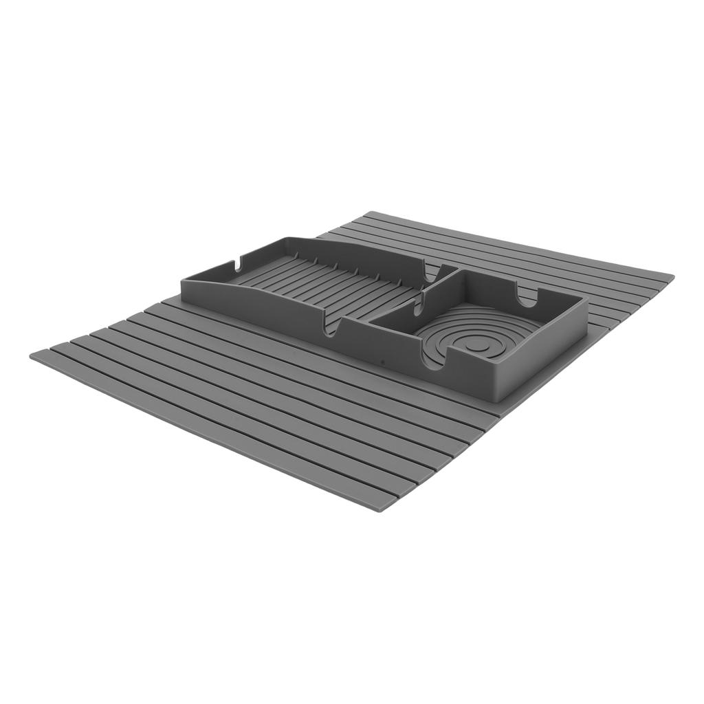 Sofa Armrest Tray Anti Slip Soft Silicone Couch Cup Holder for Coffee Remote Control Phone Snacks