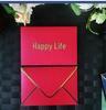 Xingxin Yi Gold-Edged Birthday Card with Special Envelope and Hot Stamping Design