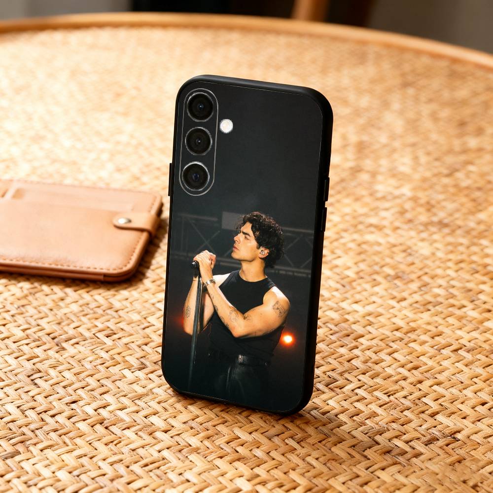 

Joe J-Jonas Singer Phone Case For Samsung A73,72,71,53,52,51,22,91,80, Soft Black Cover Samsung a20s