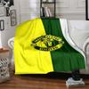 Manchester Crest Blankets Flannel Printed Breathable Warm Throw Blanket for Home Office Bedspreads 0708a10