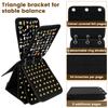 Felt Pin Brooch Display Storage Book Large Capacity Foldable Metal Badge Chest Holder Box Pennant Brooch Board Jewelry Organizer