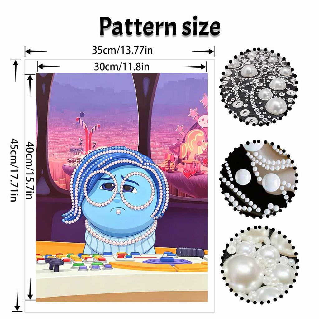 Disney Pearl Painting Inside Out Creative Pearl Art Painting 5D DIY Pearl Embroidery Mosaic Cross Stitch Kit Home Decoration Based On Youyou