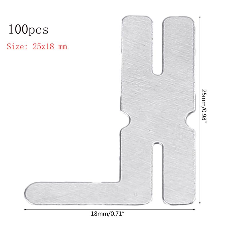 for T/Y/H Shaped 100 Pcs Nickel Sheets Long Battery Spot Welding Machine Welder Washers Nickel Plated Steel Strap Strip Shee