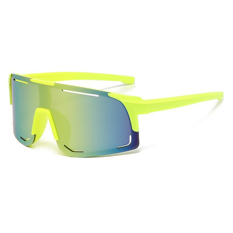 Fashion Children'S Colorful Cycling Glasses Personalized Sports Sunglasses Outdoor Mountaineering Integrated Eye Protection Sunglasses