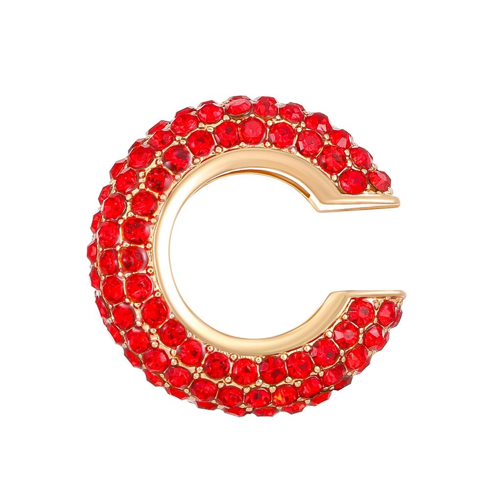 European & American Popular C-shaped Rhinestone Ear Cuff Earrings, No Piercing Needed for Women