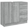 VidaXL Armoire de lavabo Sonoma gris 63x30x54 cm Bois d'ingénierie 815631