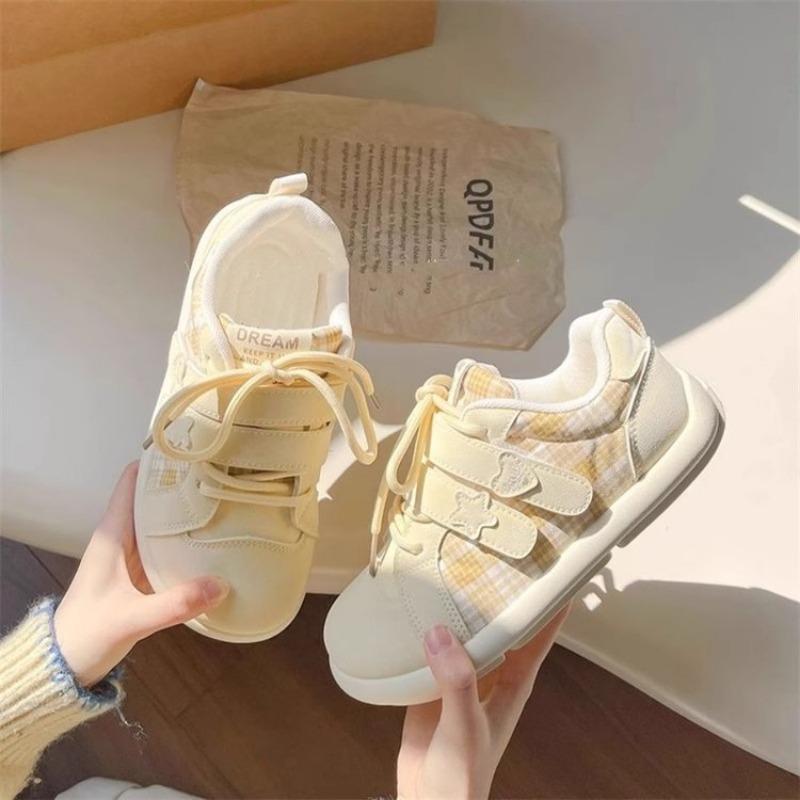 

Wear flat-bottomed candy-colored casual shoes, autumn new Velcro women s shoes, fashion dopamine board shoes 35 жёлтый