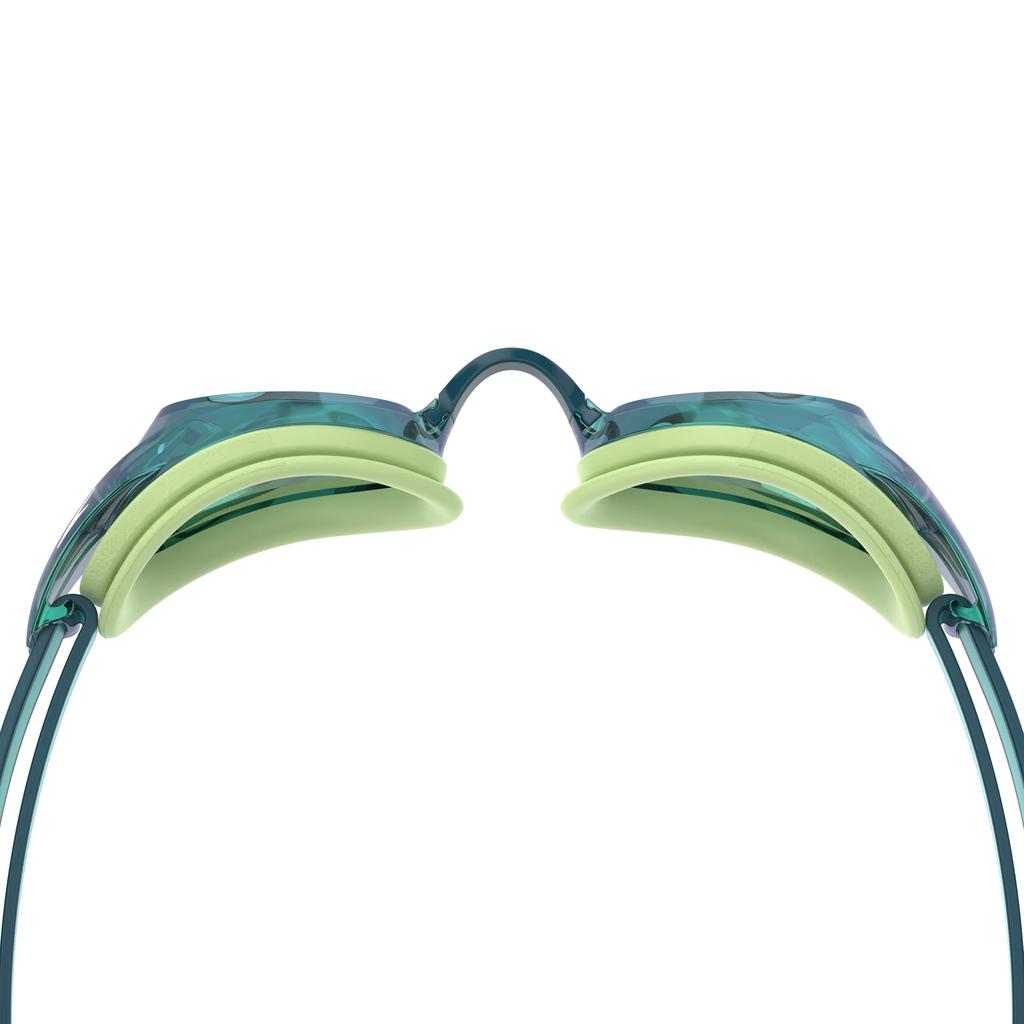 Speedo Vanquisher Mirrored 3.0 Goggles, Unisex, Scuba/Emerald