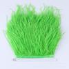 8-10Cm Ostrich Trim Khaki Feather Ribbon Fringe For Sewing High Quality Plumas Crafts Costumes Party Decoration