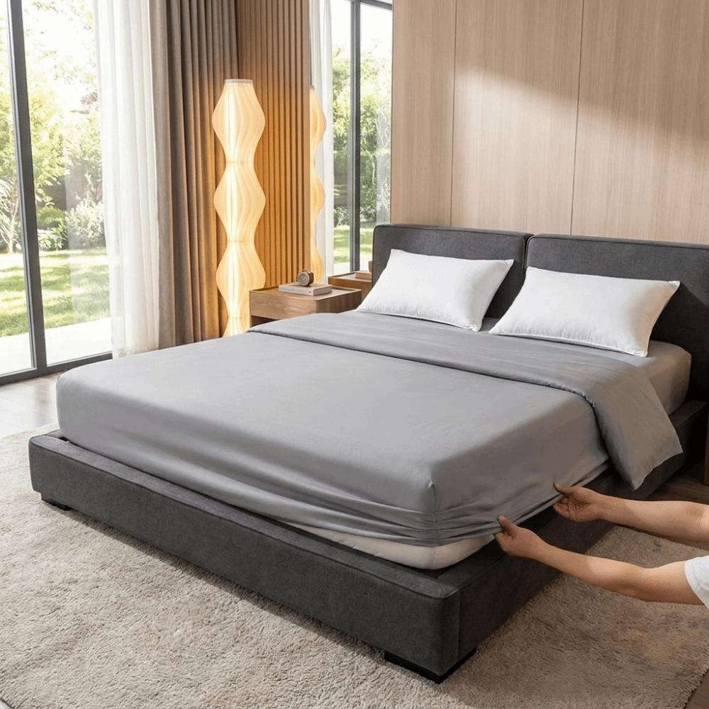 Non-slip Elastic Bed Fitted Sheet Soft Urinary Barrier Bed Sheet Full Protective Cover Children