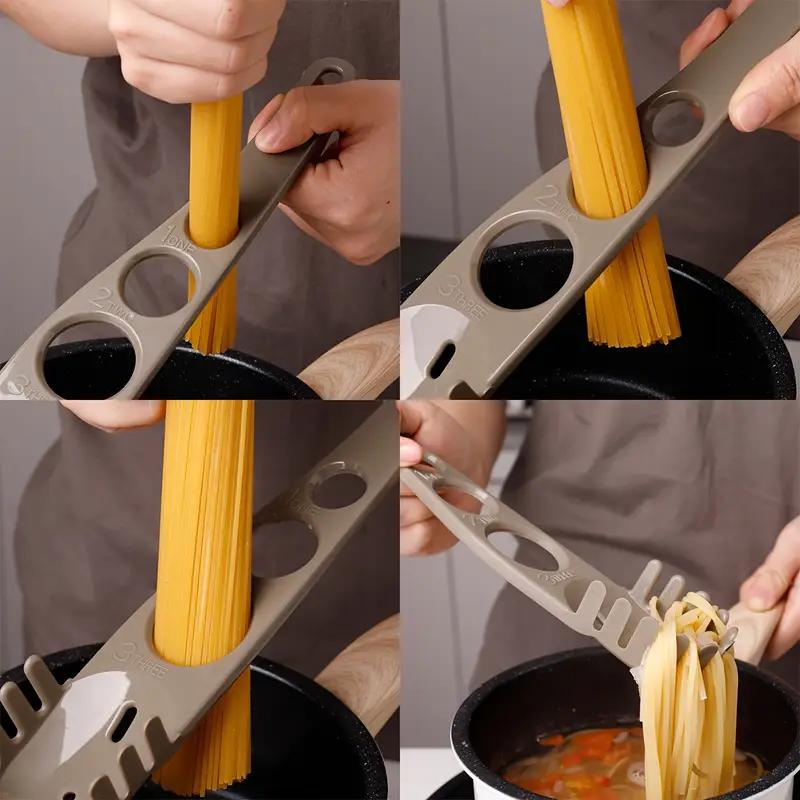 Practical Pasta Noodle Spoon Pasta Scoop Colander Noodle and Egg Spaghetti Ladle Slot Spoon Nylon Colander Kitchen Gadget