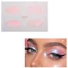 Fake Tattoo Eye Shadow Tattoo Stickers Eye Shadow Paste Feel Flash Change Color Tattoo Decals High Gloss Waterproof