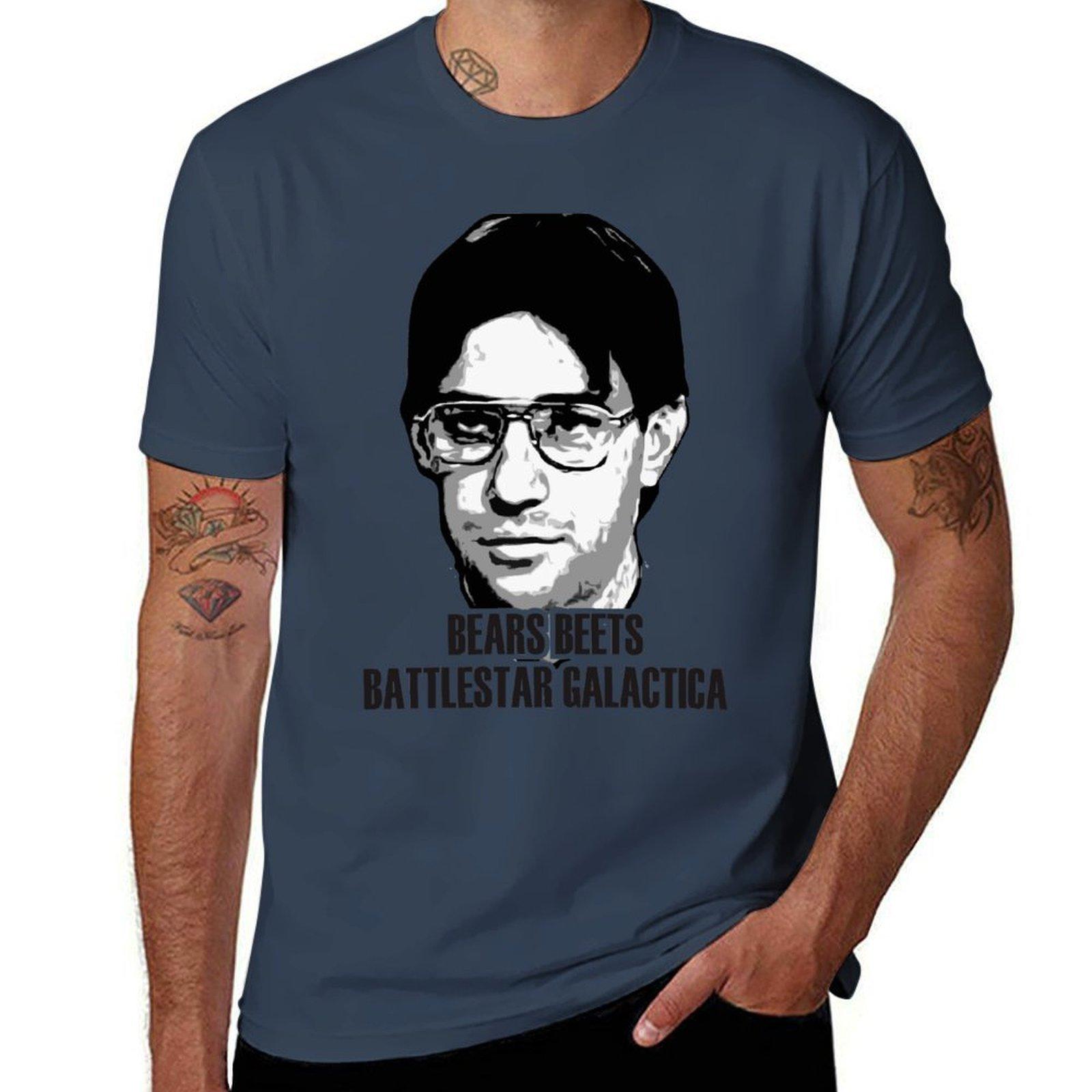 Bears Beets Battlestar Galactica Tshirt Quick Dry Sports Short Sleeve Tee S