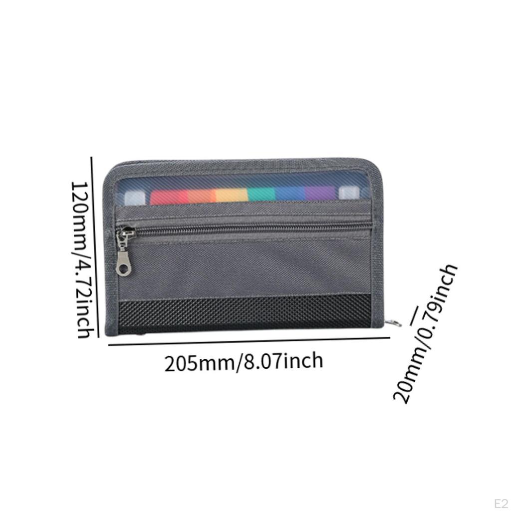 Accordion File Organizer Document with Zipper Expanding Folder for Schools