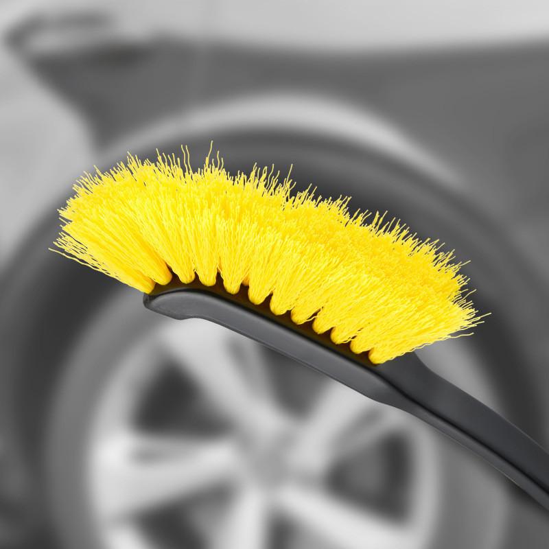 Long Japanese Km2049 Handle Cleaning Brush For Car Wheels Surfaces And