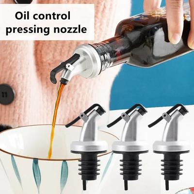 Olive Oil Sprayer Liquor Spirit Pourer Dispenser Flow Wine Bottle Pour Spout Pourers Flip Top Stopper Barware Kitchen Tools