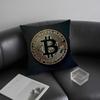 Bitcoin Fashion Cushion Cover Pillowcase Ultra Soft Skin Friendly Fabric Cloud Like Comfort & Concealed Zipper