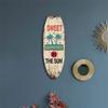 Retro Wooden Surfboard Decor Beach House Ocean Themed Wall Decor Signs Surfboard Wood Plaques Decoration Plate