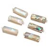 10pcs/5pcs Shell Pendant Love Heart Star Rectangle Copper Charms for DIY Earrings Bracelet Necklace Jewelry Making DIY Wholesale