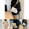 Chic Street Trend Pu Shoulder Bag Stylish Small Square Bag In Multiple Colors